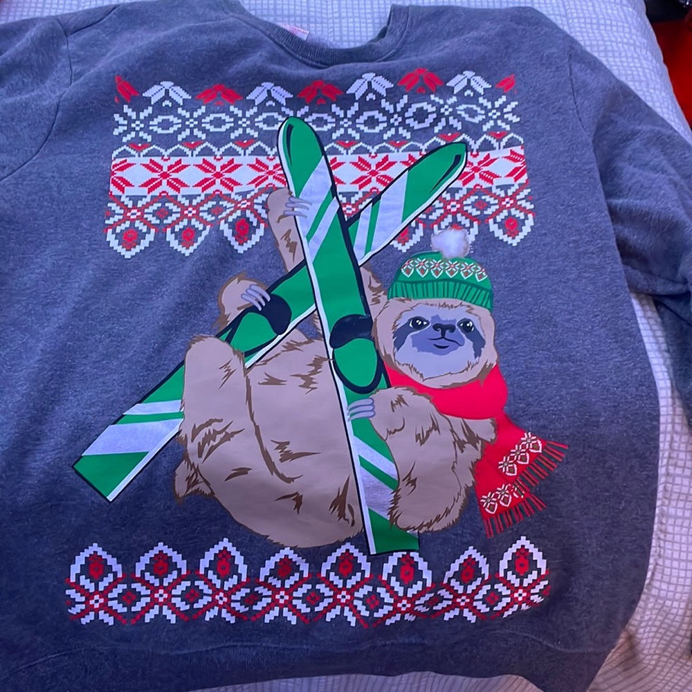 Sloth Christmas sweatshirt